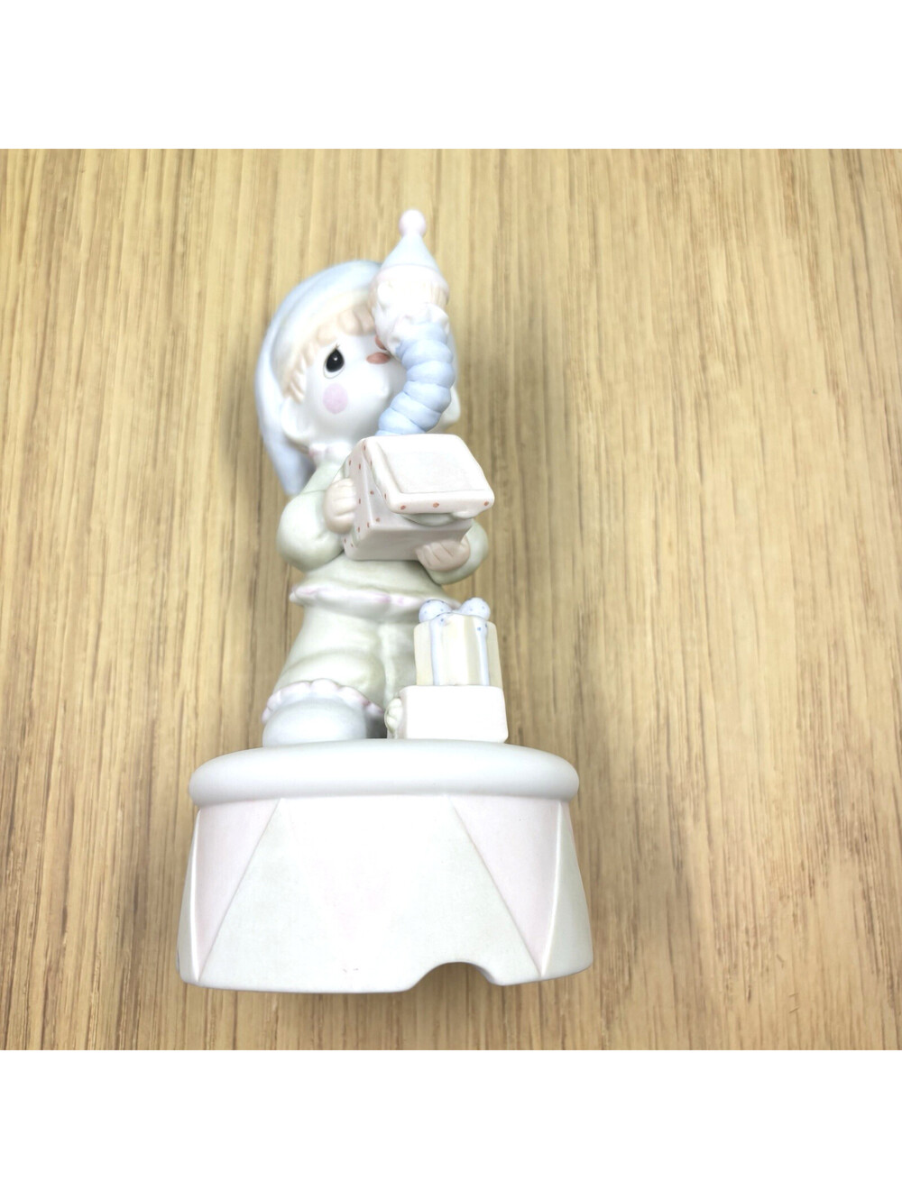 Precious Moments 15504 "God Sent You Just In Time" Music Box Working-1985